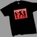 T-Qualizer shirt met dancing people flashing, rood